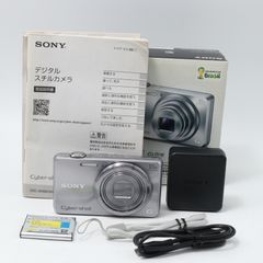 【美品】SONY デジタルカメラ Cyber-shot WX200 1890万画素 光学10倍 シルバー DSC-WX200-S