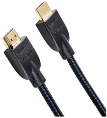 【在庫処分】(高耐久編組ナイロン)- テレビ用 HDMIケーブル 1.8m プレミアムハイスピード ベーシック