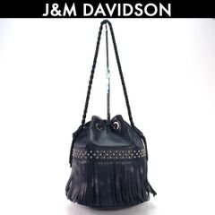 J&M DAVIDSON  CARNIVAL ジェイアンドエム デヴィッドソン カーニバル ショルダーバッグ ネイビー 中古美品 レディース コンディションB