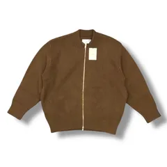 参考上代57200円 未使用品 stein OVERSIZED DRIVERS KNIT ZIP JACKET オーバーサイズドライバーズニットジップジャケット セーター シュタイン ST.843 キャメル S  99378A5のサムネイル