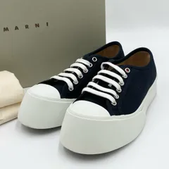 MARNI ビッグフットスニーカー 黒レザー (EU 38; 25cm) Marni BigFoot 2.0 レザースニーカー | ブラック | FARFETCH JP