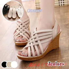 【人気商品発売中】ウェッジサンダル レディース 春夏 履きやすい サンダル レディース 厚底 ウェッジソール レース 太ヒール ハイヒール 美脚 シューズ 4色