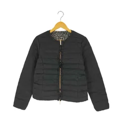 アルマーニエクスチェンジ ARMANI EXCHANGE レオパード センターフリル リバーシブル ダウンジャケット レディース import：M のサムネイル