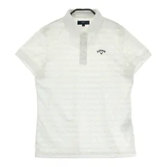 サイズ：LL CALLAWAY キャロウェイ  半袖ポロシャツ 花柄 ホワイト系 [240101485130] ゴルフウェア レディース ストスト