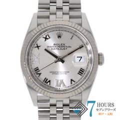127496 ROLEX ロレックス 126234 デイトジャスト シルバーローマ ホワイトゴールド ステンレス ランダム番 自動巻き 当店オリジナルボックス