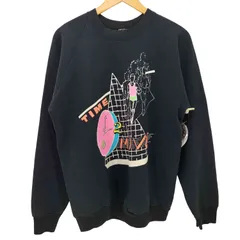 フルーツオブザルーム FRUIT OF THE LOOM 80-90s USA製 コットンポリ 前面プリント 裏起毛スウェットプルオーバー  メンズ import：XL 