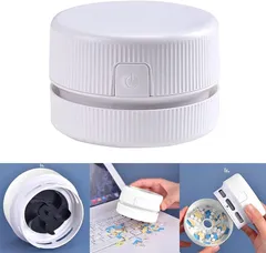 卓上クリーナー 電池付属 卓上掃除機 消しカスクリーナー 500円玉 コードレス 吸上げる パステルカラー 強力 掃除