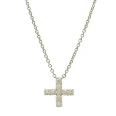 HARRY WINSTON ハリー ウィンストン シンボルズ ミニクロス ペンダント ネックレス Pt950 プラチナ ダイヤモンドのサムネイル