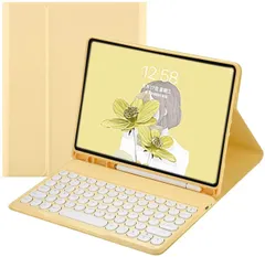 【迅速発送】2022 iPad Pro 11キーボードケース，2022 iPad Air 5キーボードケース，分離式ワイヤレス Bluetoothキーボード，iPad Air第5世代2022/第4世代2020 10.9インチキーボード ケース，iPad Pro
