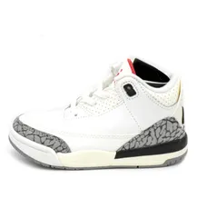ナイキ NIKE 【 TD AIR JORDAN 3 RETRO White Cement Reimagined