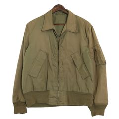 80年代 米軍実物 U.S.ARMY CVC タンカースジャケット ミリタリー オリーブ (メンズ M相当) 中古 古着 A1784