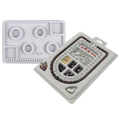 【アクセサリー制作の必需品】デザイントレー デザインボード ハンドメイド ビーズ ネックレス ブレスレット _a