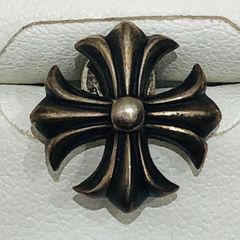 ★クロムハーツ CHROMEHEARTS スタッドピアス 片耳 シルバー 保存袋付き 中古 005665