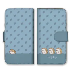 iPhone14Pro ケース 手帳型 アイフォン14 プロ スマホケース ハリネズミ はりねずみ 動物 アニマル 可愛い かわいい 癒し イラスト カラー03