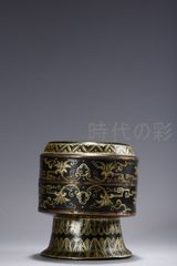 IMADO 】 初代 尾形乾山 作 絵高麗 香炉 水指 滑川市立博物館展示品