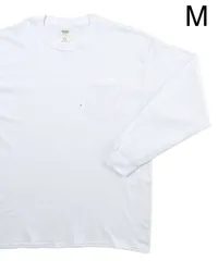 最安値送料込み新品未使用 GILDAN 無地長袖ロンT ポケット付き ホワイトM