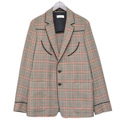 DRIES VAN NOTEN　ドリスヴァンノッテン　2018AW　ウエスタンテーラードジャケット　チェックテーラードジャケット　8054000206810