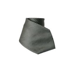 GIORGIO ARMANI ジョルジオ アルマーニ 小紋 シルク ワイド ネクタイ グレー シルバー ビジネス メンズ ビジネス イタリア製