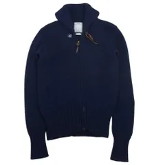VISVIM ビズビム ジップ ニット セーター ネイビー系 1【中古】のサムネイル