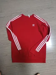 adidas(アディダス) 3本線 パーカー レッド s