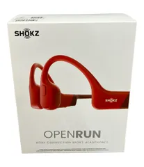 新品未開封SHOKZ OpenRun S803 骨伝導イヤホン レッド Shokz (在庫限り)Shokz OpenRun Red ショックス ワイヤレス