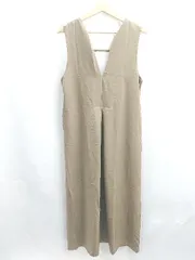 ◇ ⊂ titivate ティティベイト カジュアル シンプル ロング丈 ワンピース サイズM ブラウン系 レディース E  【1412090043680】