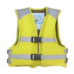 ライフジャケット 簡易ジュニアフローティングベスト FV-6161 子供用 釣り用 川遊び 水遊び用 こども用　ファインジャパン イエロー M