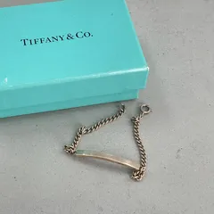 定12万 希少!90s ティファニー TIFFANY オニキス ブレス ID 定12万 希少!90s ティファニー TIFFANY オニキス ブレス ID