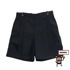 国内正規品BURBERRY 黒 サイドラインハーフショーツM