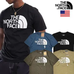 ザ・ノース・フェイス USAモデル メンズ レギュラーフィット ロゴ Tシャツ  THE NORTH FACE  HALF DOME TEE【9764309573】