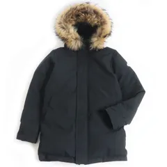 美品□PYRENEX/ピレネックス ANNECY アヌシー ラクーンファー フーデッド WZIP ダウンコート/ダウンジャケット ブラック S 正規品 メンズのサムネイル