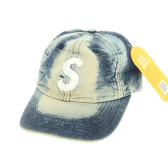 【中古】シュプリーム Supreme 2025年春夏 Cordura Denim S Logo 6-Panel キャップ インディゴ【サイズONE(58cm)】【メンズ】