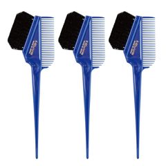 ヘアダイブラシ K-60 [アウトレット品]サンビー工業 3本セット (ネイビー) 日本製