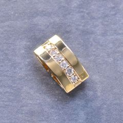 18K ダイヤモンド ペンダントヘッド 0.9ct 4×10mm K18 - メルカリ