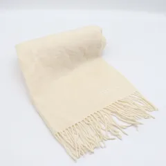 良品 フルラ アイボリーカラー レディースフリンジマフラー ファッション・ブランド小物 2000000 NSK KTU