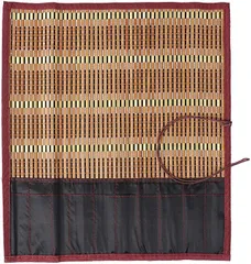SENYON(センヨン) 書道 竹製 筆巻き ポケット付き 筆入れ 保管 45cm x 38cm(45cm x 38cm)