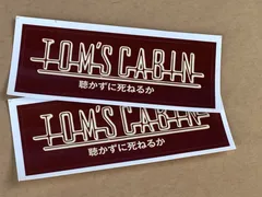 トムスキャビンToms Cabin オリジナルステッカー2枚のサムネイル