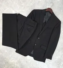 ★ Mr.JUNKO ミスタージュンコ 洋服の青山 AOYAMA スーツ セットアップ ジャケット パンツ ブラック フォーマル M 夏 PAWNSHOPRiZ  パウンショップリズ