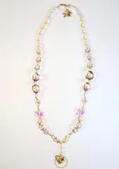 エレガントブロッサムロングネックレス