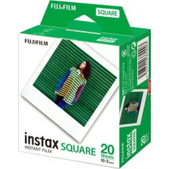 【100枚セット】富士フィルム　チェキスクエアフィルム100枚 インスタントカラーフィルム instax SQUARE 20枚パックx5 INSTAX SQUARE WW2