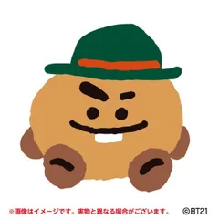 【新品】BT21 ふわふわバッジ SHOOKY【正規品】