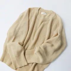 アンフィル unfil 美品 キッドモヘアウールニット 1/ライトベージュ セーター プルオーバー 定価3万【2400013494700】のサムネイル
