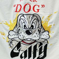 ガルフィー　SUPERDOG  GALFY　半袖Tシャツ　　白　中型犬サイズ（L）　　It is a T-shirt with a character.