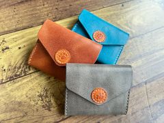【姫路レザーシュリンク】スリムでコンパクトなお財布【プルアップレザー】