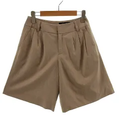 クードシャンス CdeC COUP DE CHANCE パンツ ショートパンツ タック入り ストレッチ コットン混 ベージュ 36のサムネイル