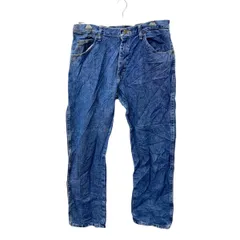 Wrangler デニムパンツ W36 ラングラー ビッグサイズ メキシコ製 コットン ブルー 古着卸 アメリカ仕入 2501-33