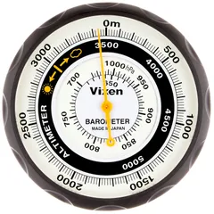 ビクセン(Vixen) ビクセン 高度計 アナログ 気圧計 付き ブラック 46811