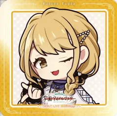 【中古】コースター 藤田ことね(ミニキャラ) オリジナルコースター 「学園アイドルマスター×SWEETS PARADISE DEBUT LIVE 開催記念Cafe」 コラボメニュー注文特典