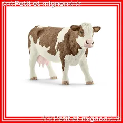 (未使用･未開封品)　シュライヒ ファームワールド シンメンタール牛 (メス) フィギュア 13801 df5ndr3 13801 schleich シンメンタール牛（メス）｜動物・恐竜