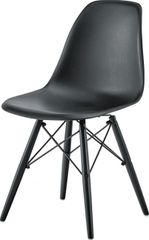 Vitra ミニチュアコレクション DSW 黒 1/6 木箱付 イームズ Miniature Charles & Ray Eames Lounge & Ottoman produced by Vitra